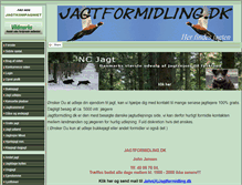 Tablet Screenshot of jagtformidling.dk